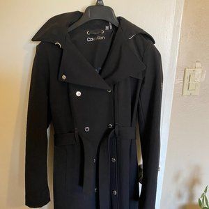 Calvin Klein Black Trench Coat